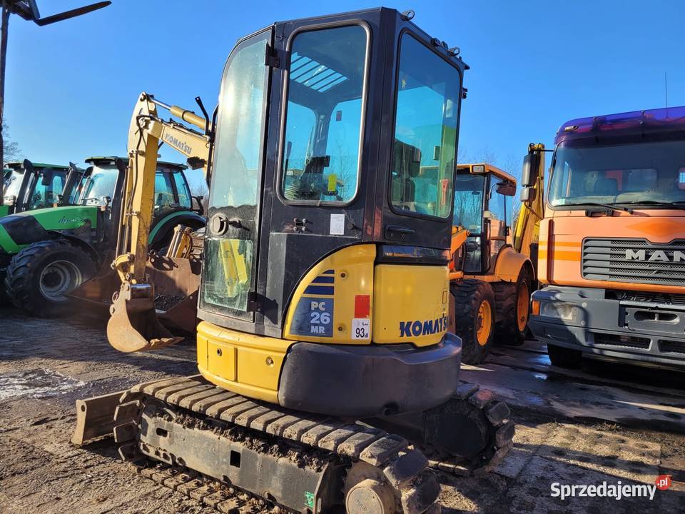 Komatsu PC26MR koparka gąsienicowa podkarpackie Zaklików