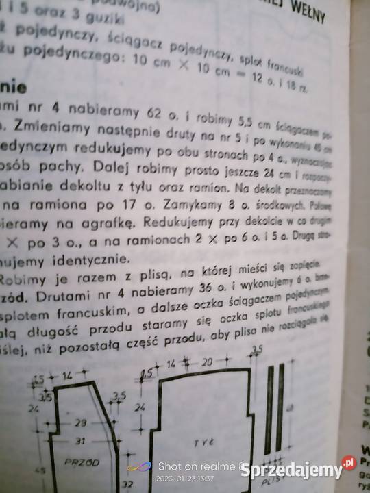 Swetry Książki Stróżewska modele szydełkowanie mazowieckie Warszawa