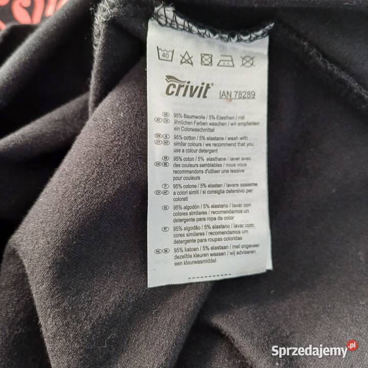 Bluzeczka czarna na ramiączka 3638 bluzka Sieradz