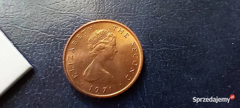 Stare monety 12 nowego pens 1971 Wyspa Man podkarpackie Lesko