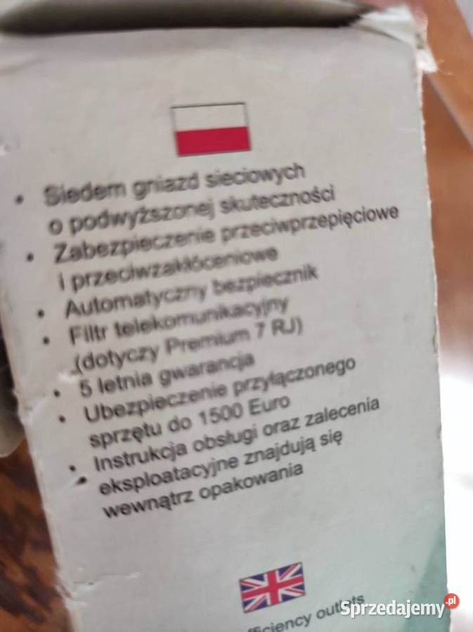 przedłużacz listwa zasilająca filtrująca 5