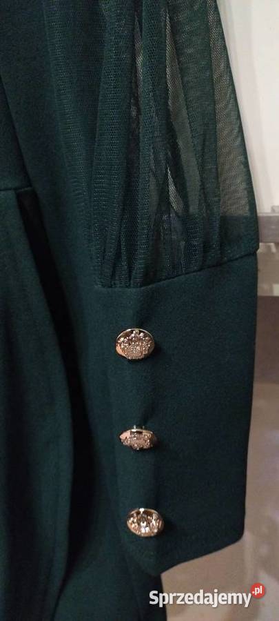 Sukienka w kolorze ciemnozielonym lubelskie