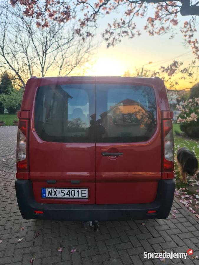 Fiat Scudo 16 Diesel 90 2007 Czerwony 9 osobowy