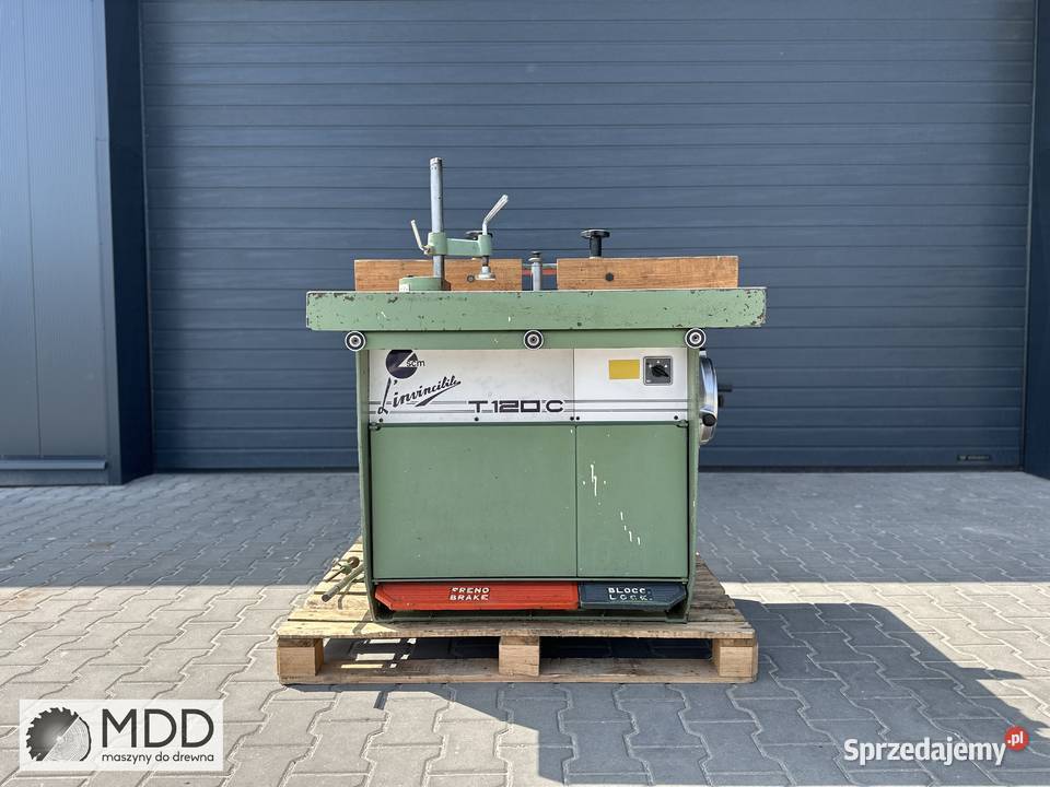 Frezarka dolnowrzecionowa SCM T120C z wózkiem