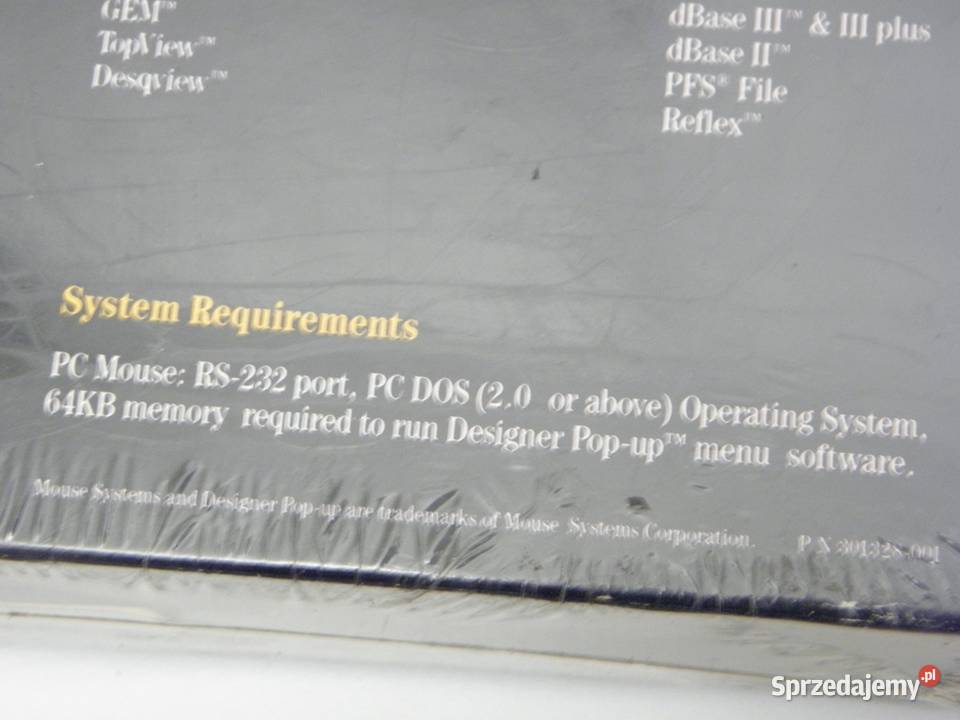 Mouse Systems RS232 retro mysz małopolskie