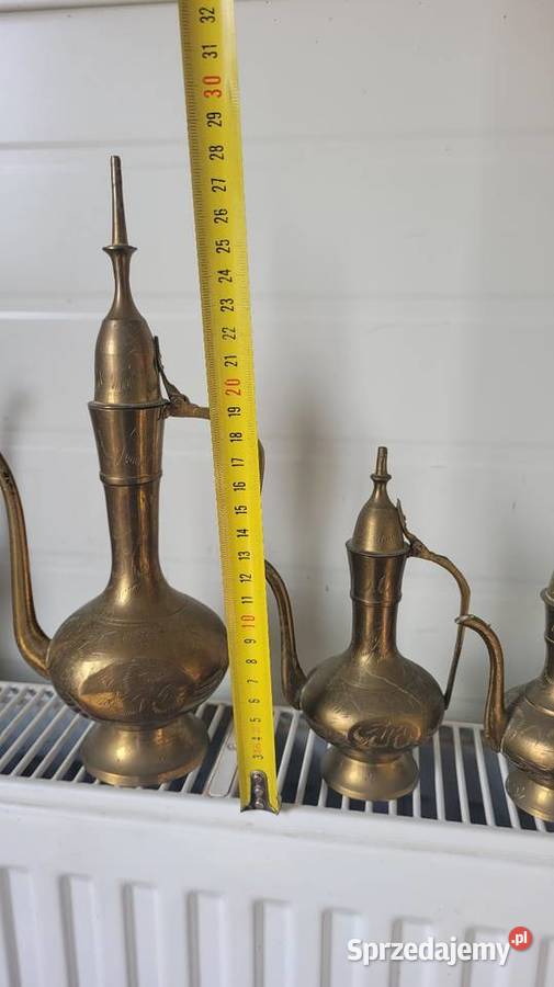Dzbanki z mosiądzu podlaskie Ciechanowiec