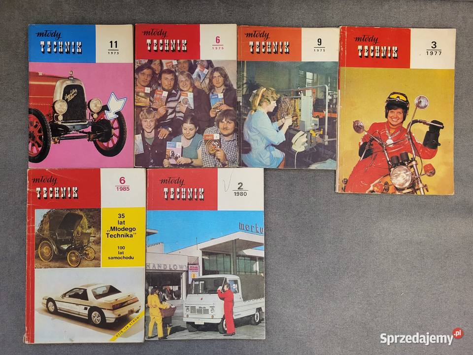 Pismo Młody Technik z lat 19661985 Warszawa
