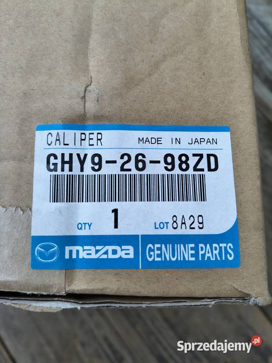 Zacisk hamulcowy prawy tył Mazda 6 GJ GL Nowy OE Lublin