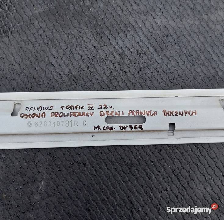 Renault Trafic IV 23r LISTWA OSŁONA PROWADNICY Oleśnica