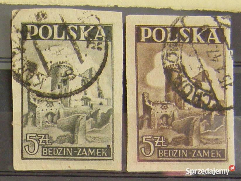 Znaczki pocztowe Polska zestaw 4 łódzkie Łódź