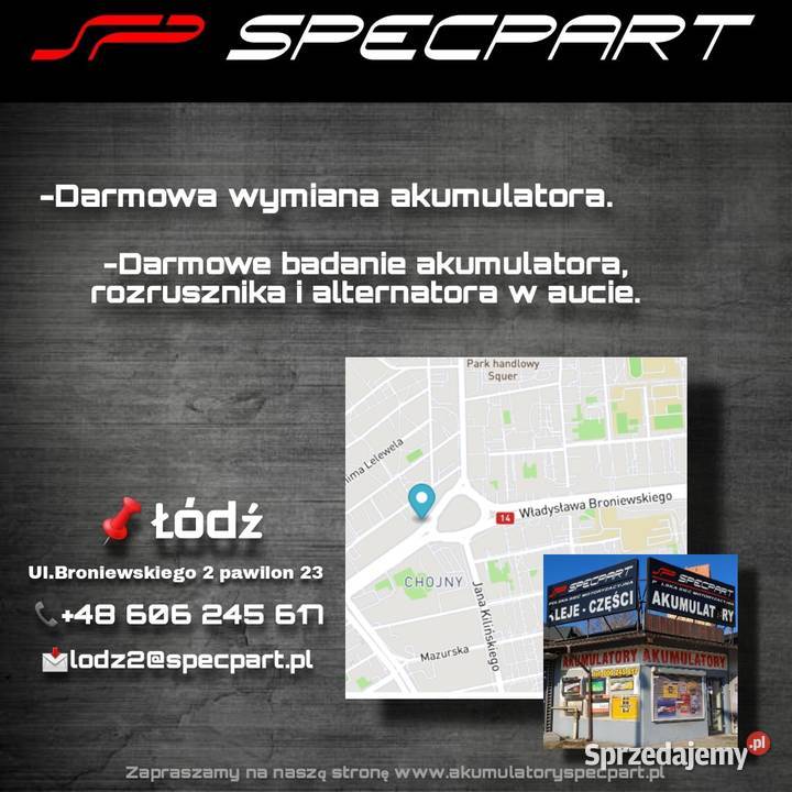 Akumulator motocyklowy TAB YB14B2 HYB14B2 12V Łódź