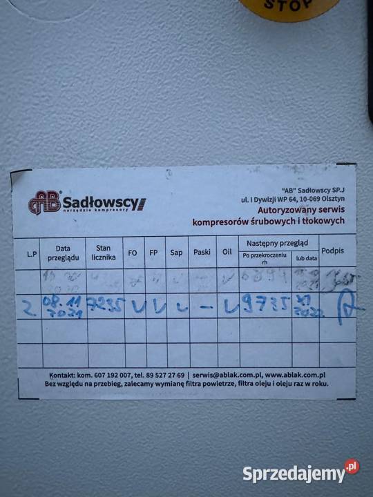 Kompresor śrubowy FIAC SILVER D 20500 Jarocin