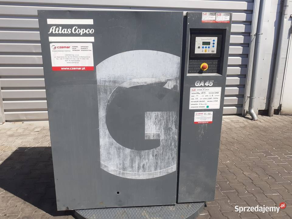 Sprężarka ATLAS COPCO GA45 45 kW S005138 Wilków