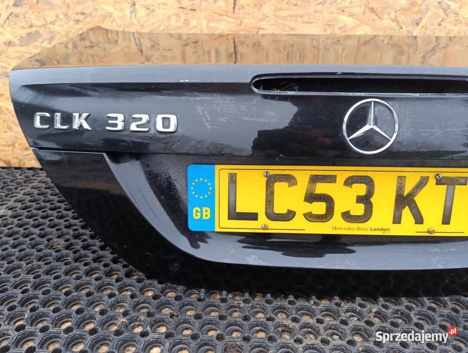 MERCEDES CLK W209 LIFT COUPE KLAPA TYŁ C197 osobowe Zbierkowo sprzedam