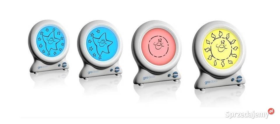 GroClock Zegar Lampka Dzieci do nauki Snu Czasu Płońsk