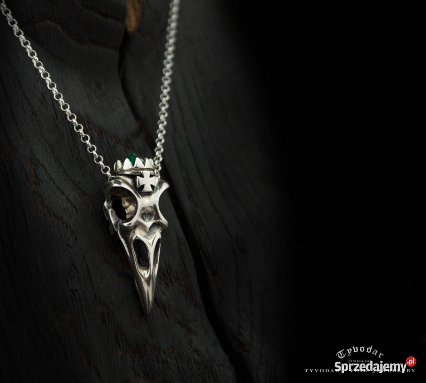 NASZYJNIKI Z CZASZKĄ KRUKA TYVODARCOM Pozostałe Warszawa