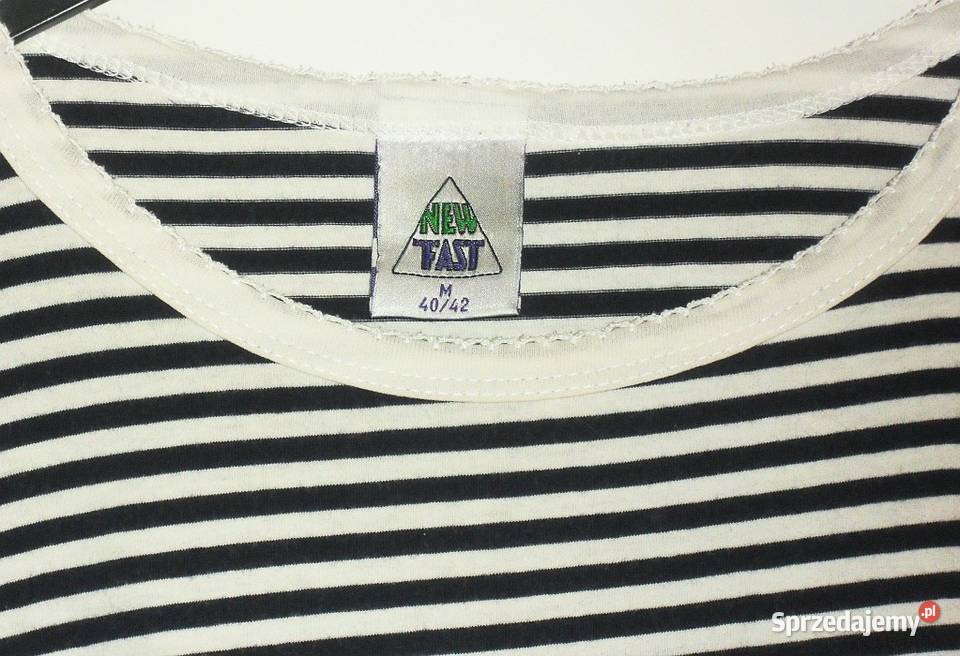 Koszulka Tshirt damski w czarno białe paski Gliwice sprzedam