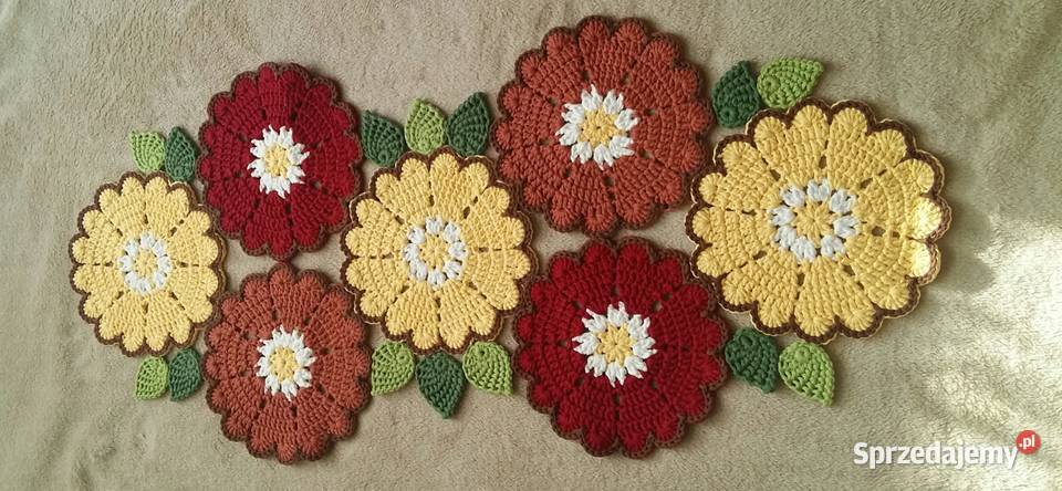 Szydełkowa serweta bieżnik Czeladź