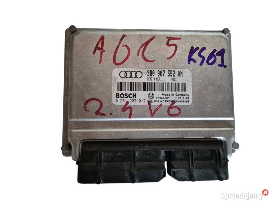 KOMPUTER STEROWNIK AUDI A6 C5 24 V6 3B0907552AN osobowe Kiczyce sprzedam