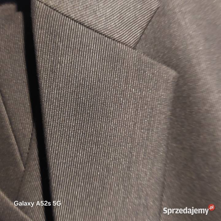 Sprzedam ładny nowy garnitur męski 18254 czarny sprzedam