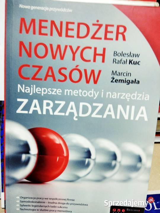 Menedżer nowych czasów książki motywacyjne mazowieckie
