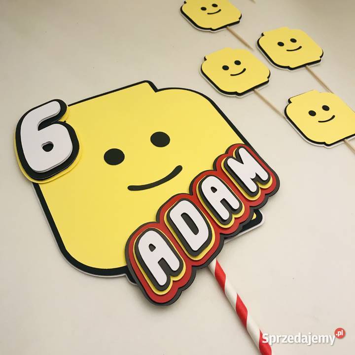 Topper dekoracja na tort lego urodziny Pozostałe małopolskie Nowy Sącz