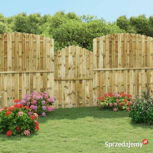 vidaXL Furtka z łukiem impregnowane drewno Warszawa