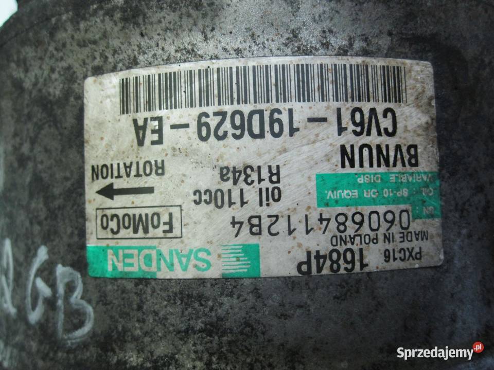 FORD FOCUS 16 TDCI 12r CV6119D629EA SPRĘŻARKA świętokrzyskie