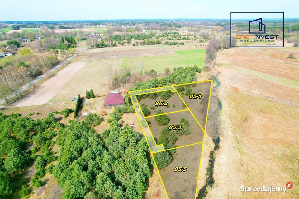 Twoja działka Narwią MPZP Cisza i natura 888m2 Stary Lubiel