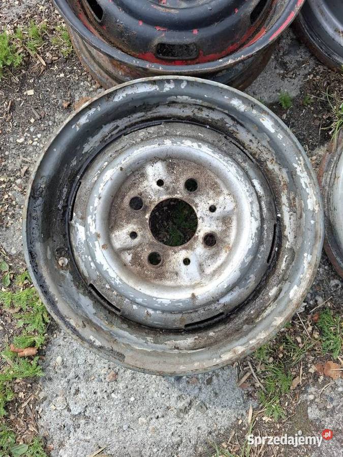 Felgi stalowe Fiat 126p Maluch 12 Samochodowe sprzedam