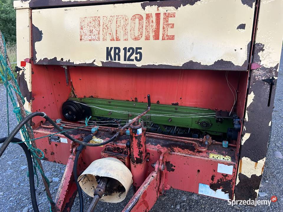 Sprzedam małą prasę prasa Krone 125 belarka Rolujące (belujące) małopolskie Nowy Sącz