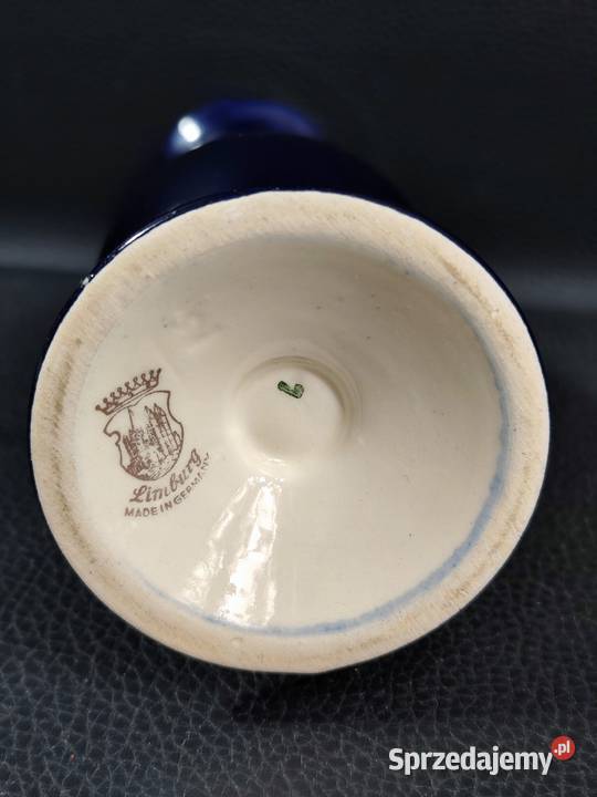 Unikatowy Kobaltowy Wazon Porcelanowy Limburg