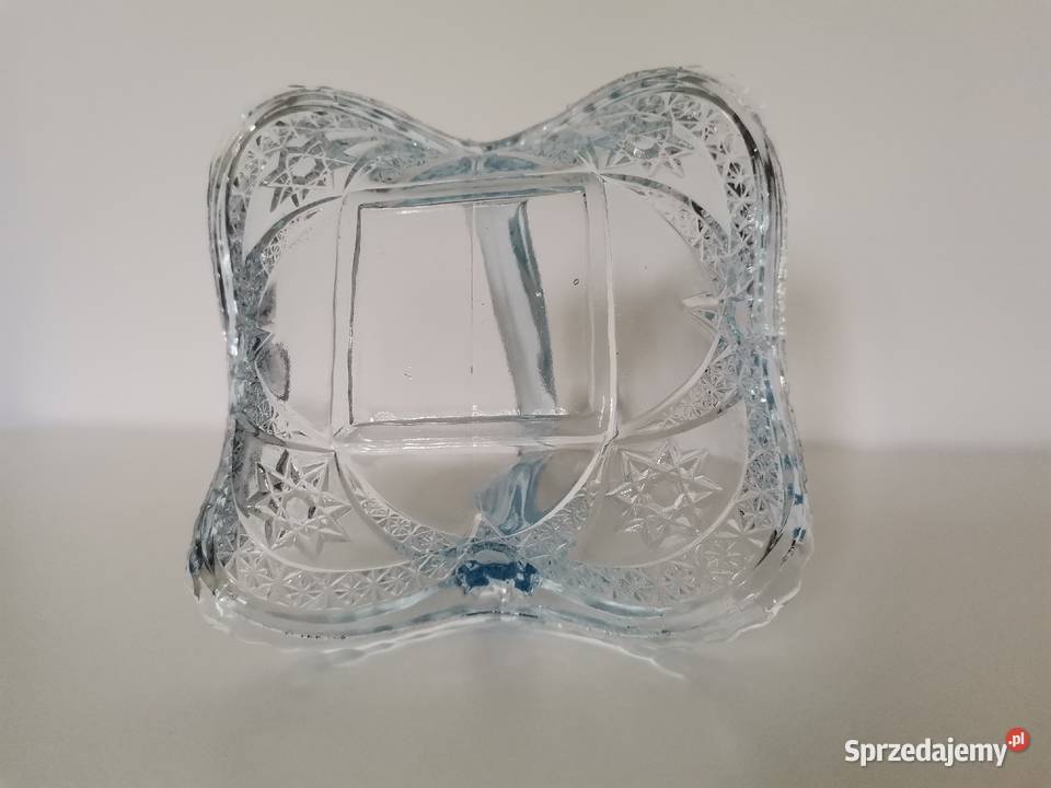 Stary koszyk koszyczek Caryca szkło Ząbkowice