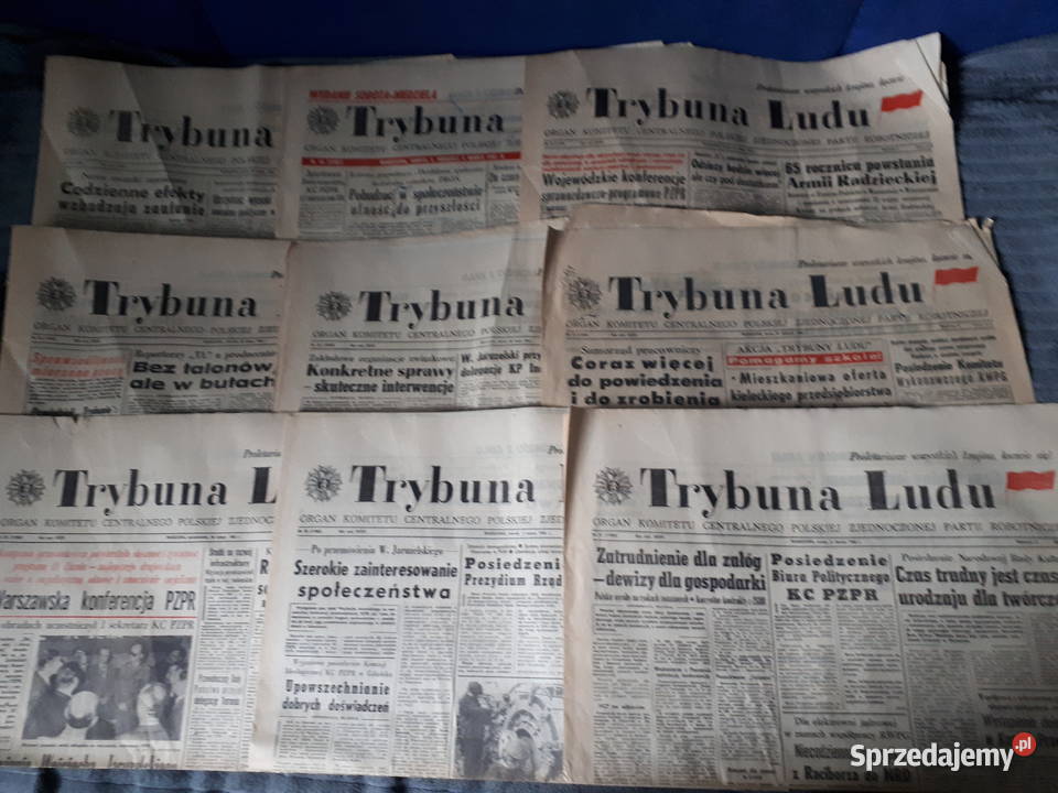 Trybuna Ludu 9sztuk 1983 20310328021901 Rok wydania 1983 Pruszków