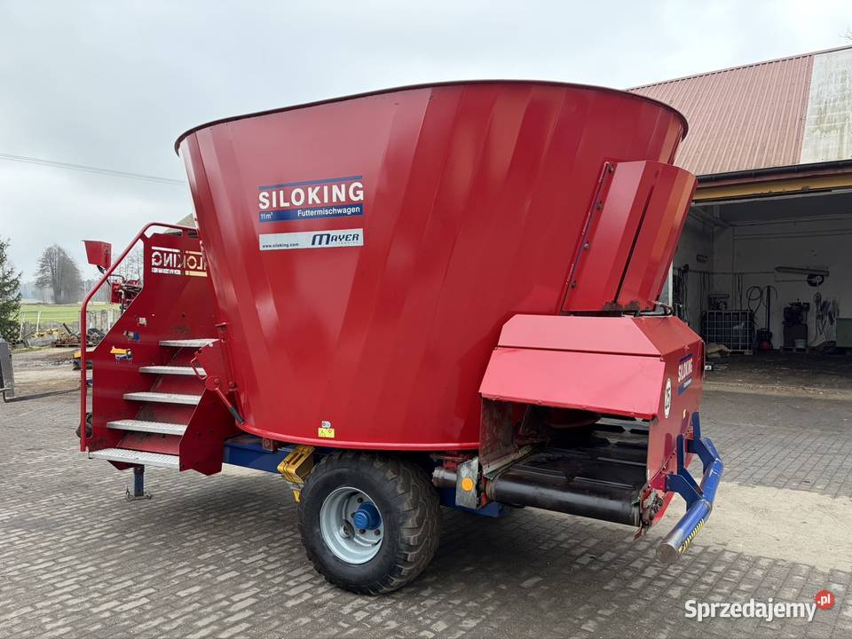 Wóz paszowy Siloking 11m3 paszowóz MP11 waga Myszyniec