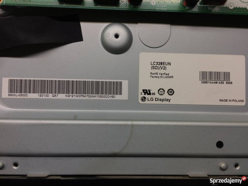 Telewizor LG 32LV3550 uszkodzona matryca Gliwice
