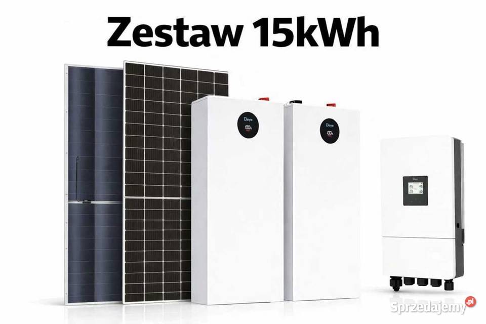 Zestaw budżetowy 15kWh LV panele inwerter 3 fazy