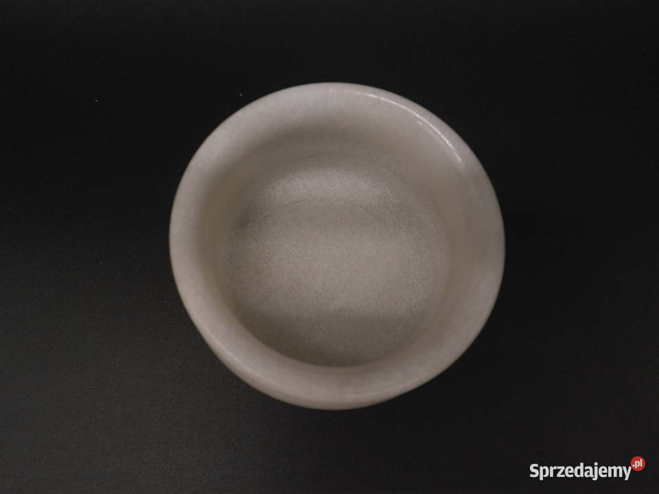 Świecznik z kamienia naturalny marmuralabaster wielkopolskie Raszków