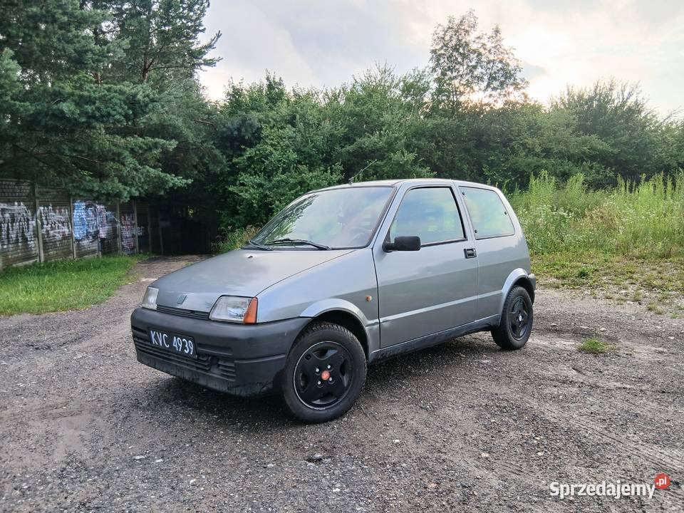 Fiat Cinquecento 900 1996r Czarne Blachy Samochody osobowe małopolskie Kraków