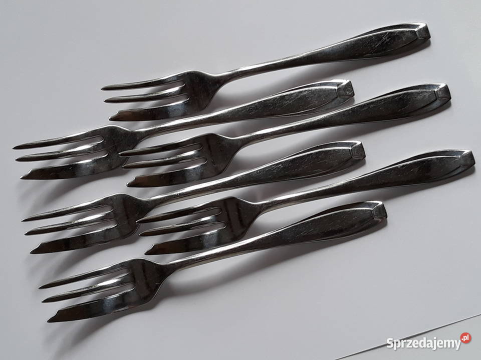 Widelczyki deserowe KANT BAKELIT Gerlach sztućce śląskie Dąbrowa Górnicza