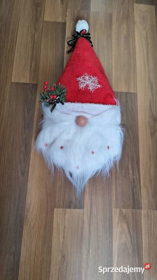 Wianek zawieszka świąteczna na drzwi z czapka Katowice