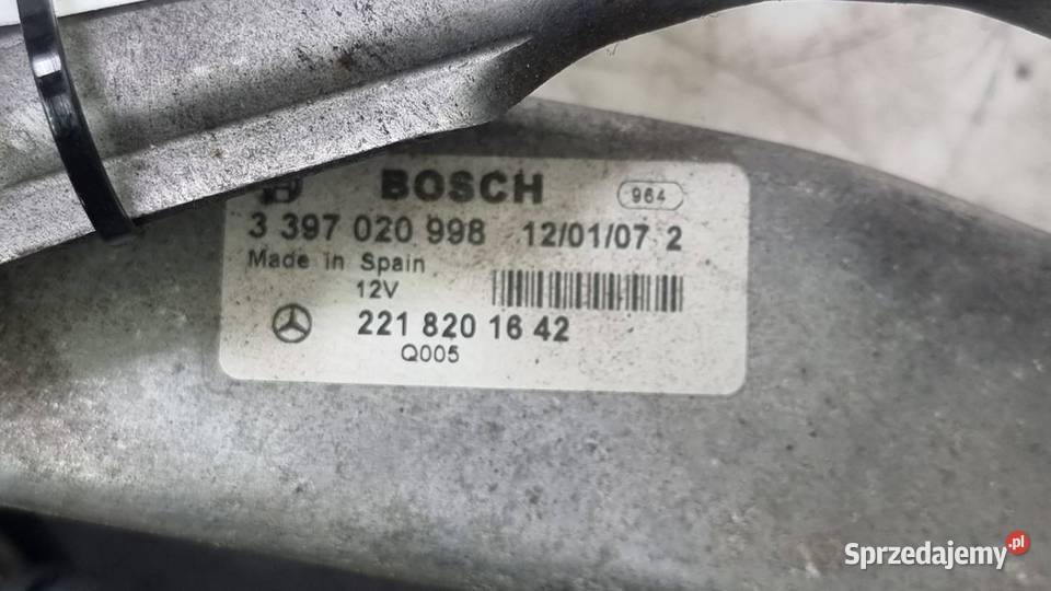 MECHANIZM WYCIERACZEK PRZÓD MERCEDES W 221 Lipno