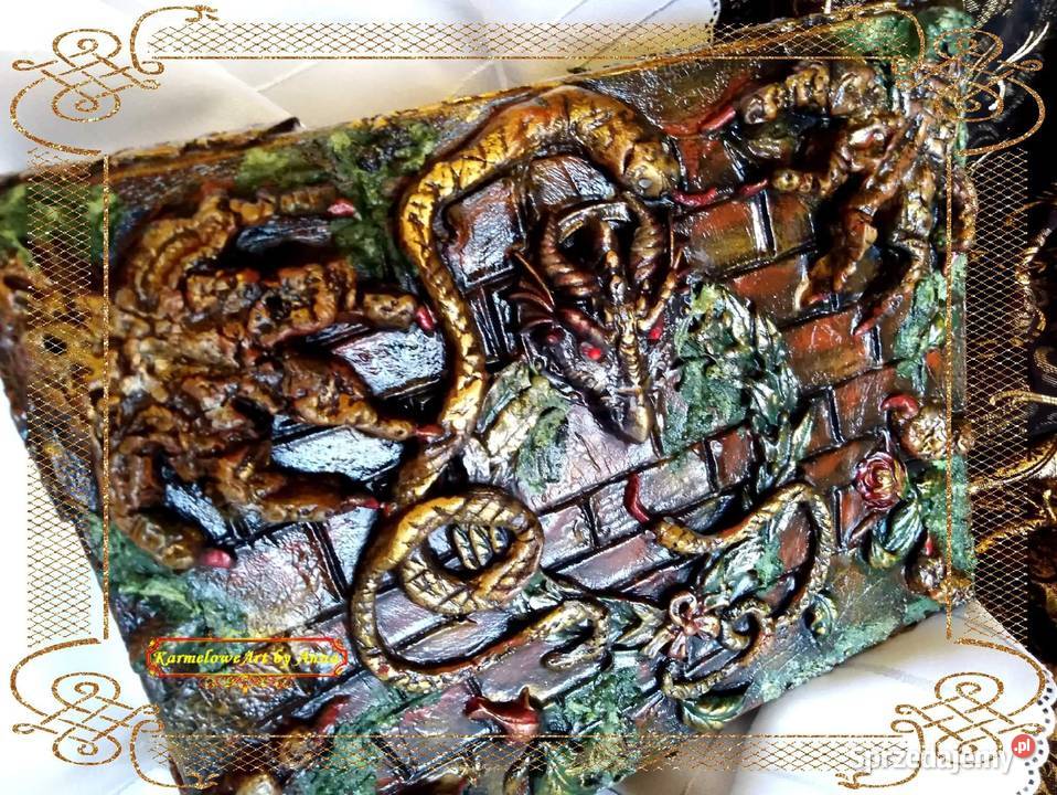 Szkatułka na biżuterię mixmedia rękodzieło Warszawa sprzedam