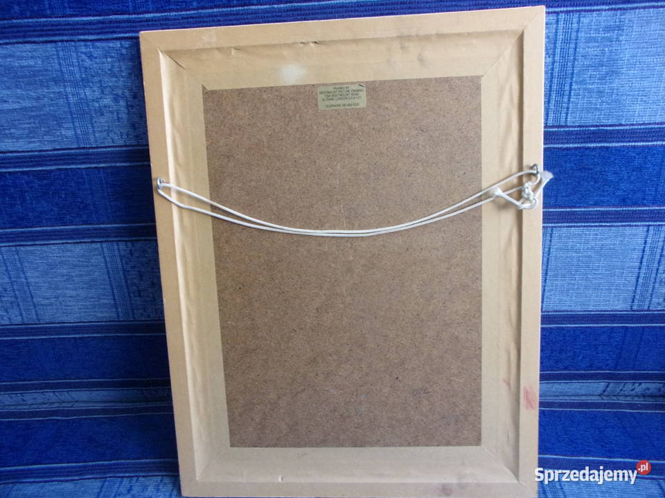 Obraz olejny KLAUN sygnowany AMorgan wym 43x33