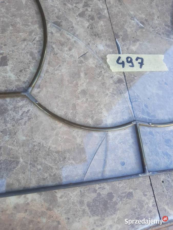 497 Witraż frontu starego zegara fazowane szkło Tczew sprzedam