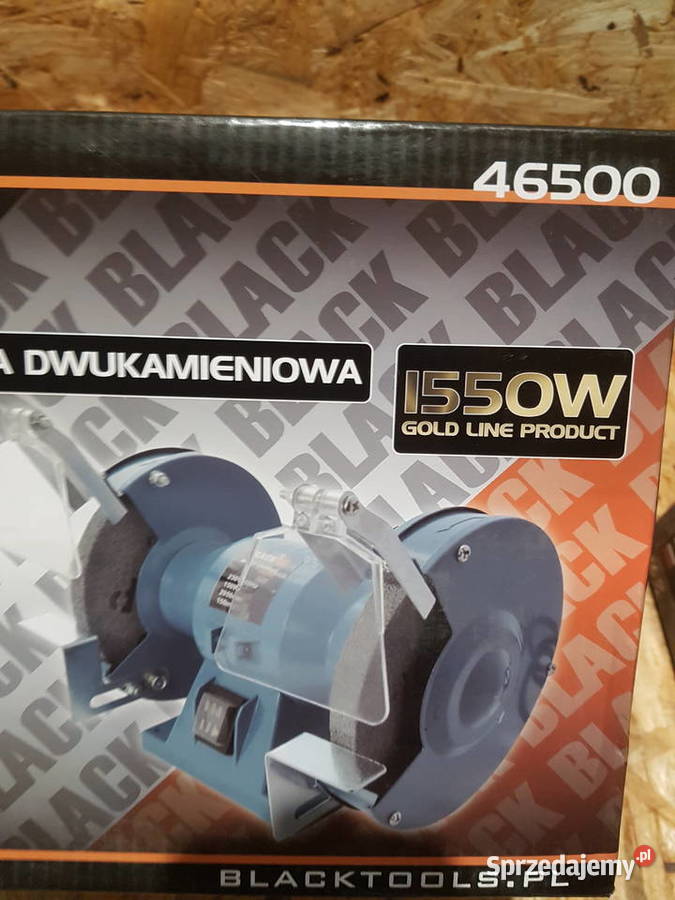 Szlifierka stołowa podwójna Black 46500 1550 W Głogowa