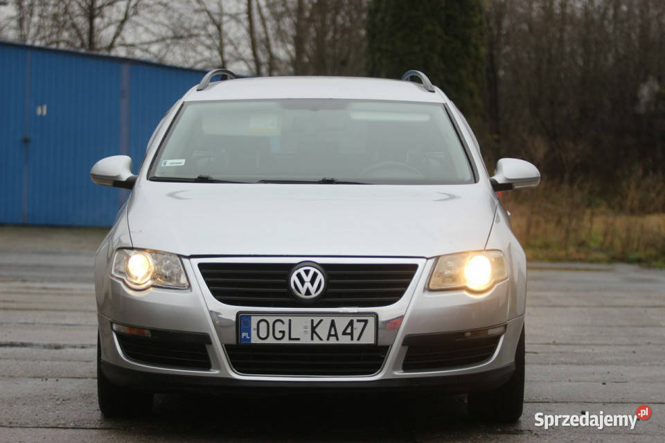 Volkswagen Passat 2008r 20 Diesel 140 srebrny Nysa
