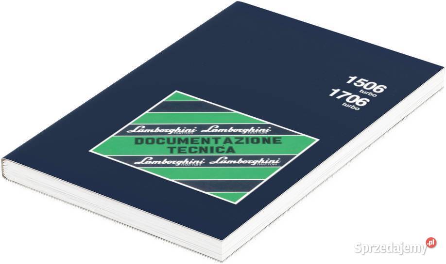 Instrukcja obsługi Lamborghini 1506 1706 motoryzacja, transport Szamotuły