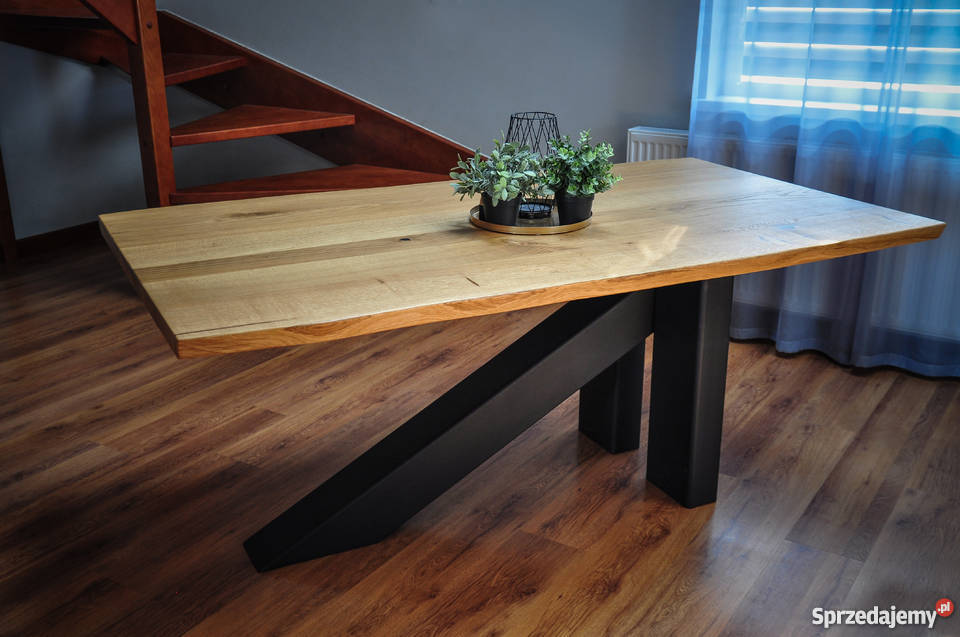 Stół dębowy stół loftowy stół do jadalni stół do 75cm