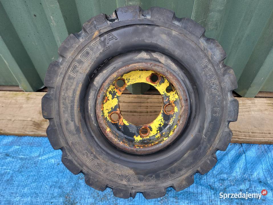 KOŁO ROTA 18 X 7 R 8 PEŁNE 18x78 OPONA 18070